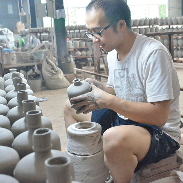 陶瓷酒瓶制作工艺