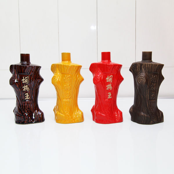 内蒙古胡杨王高档陶瓷酒瓶