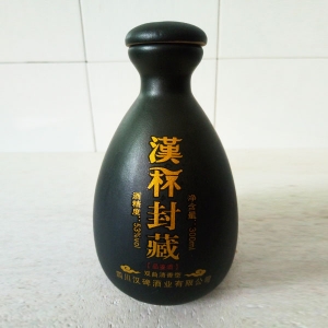 景德镇高档汉杯封藏陶瓷手抓瓶