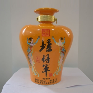 黔南坛将军陶瓷酒瓶