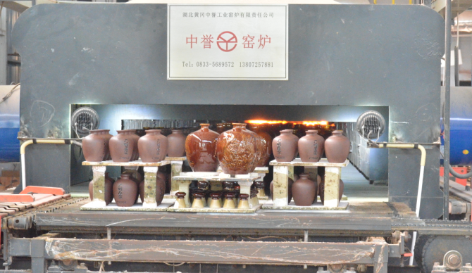 陶瓷酒瓶烧制