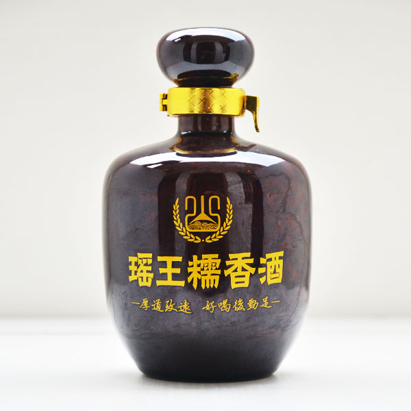 瑶王糯香高档陶瓷酒瓶